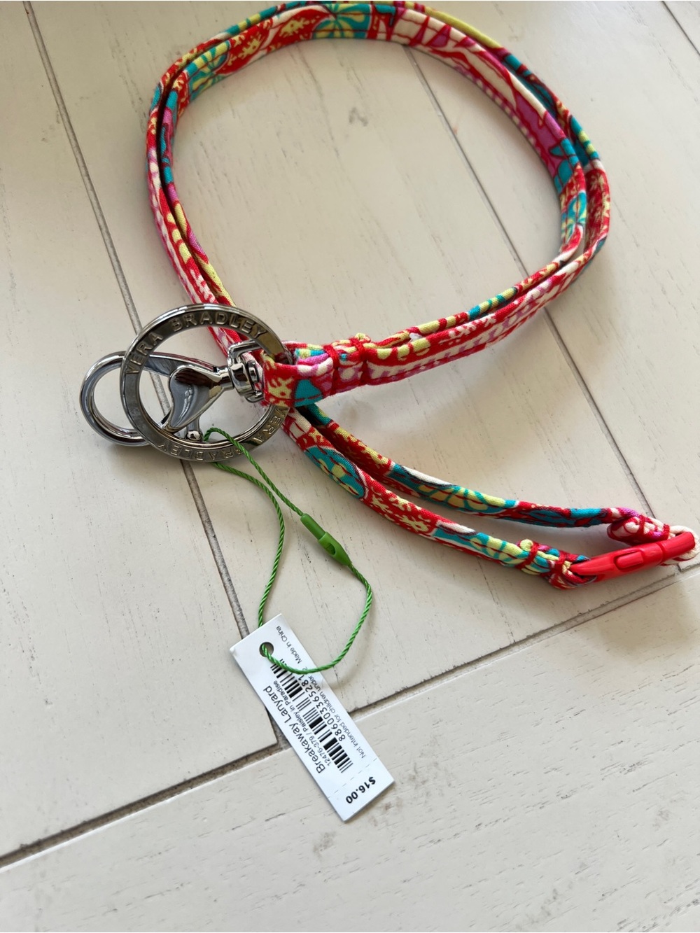 Vera Bradley Floral Lanyard